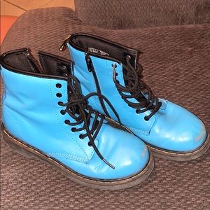 Worn Blue Dr Martens